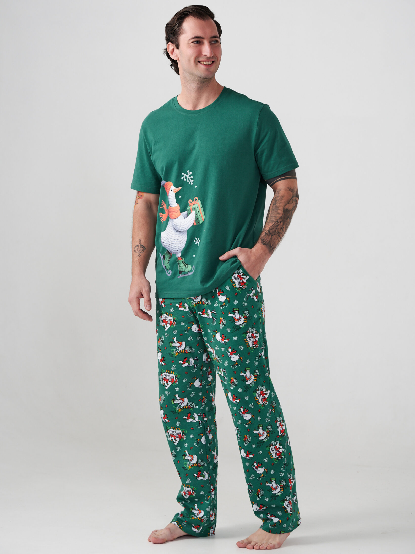 
Пижама мужская "Зимние забавы"