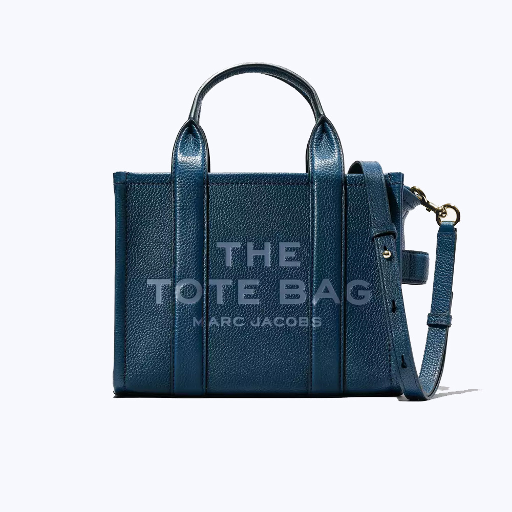 Сумка-тоут Marc Jacobs The Leather Mini Tote Bag – Blue Sea