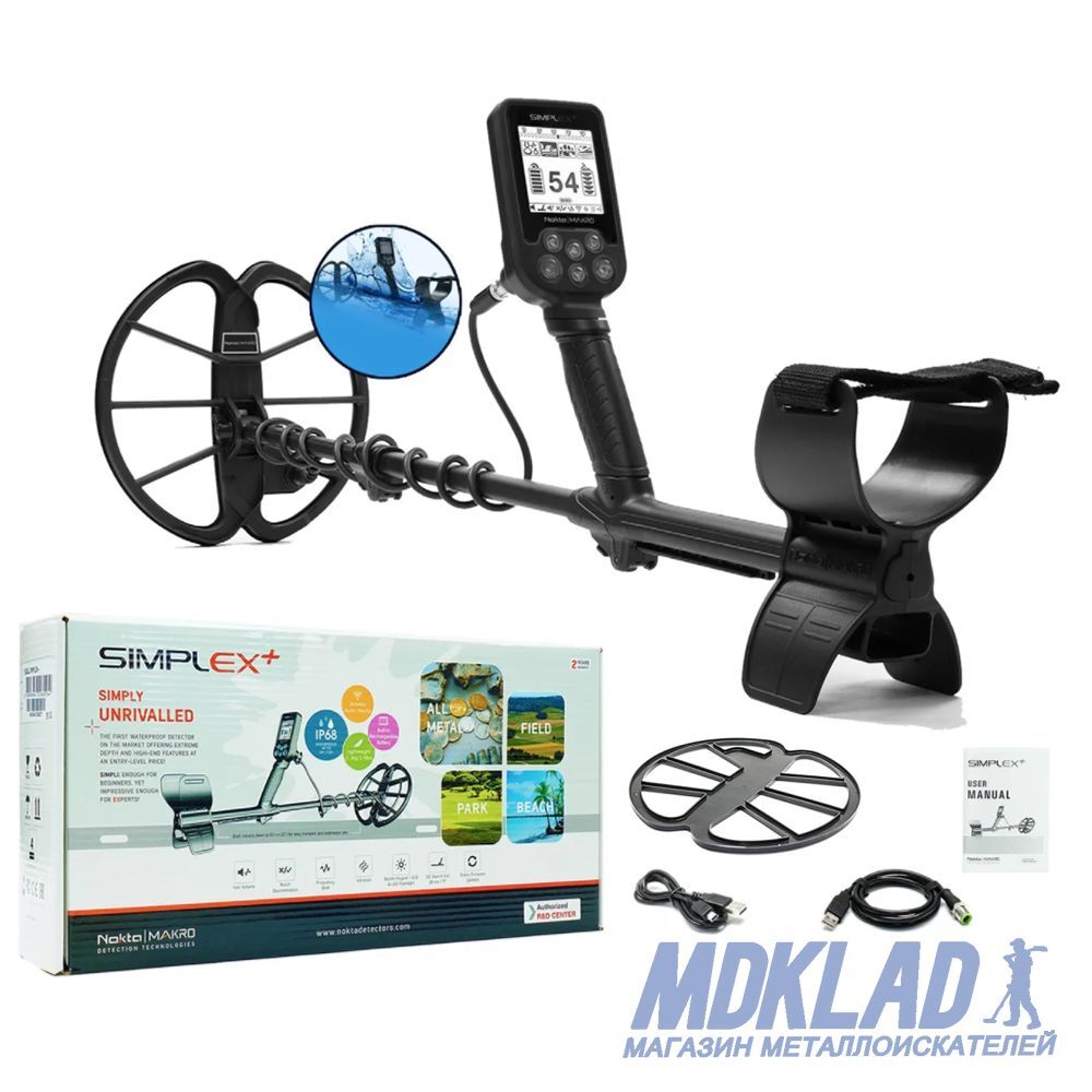 Металлоискатель Nokta Makro Simplex Plus