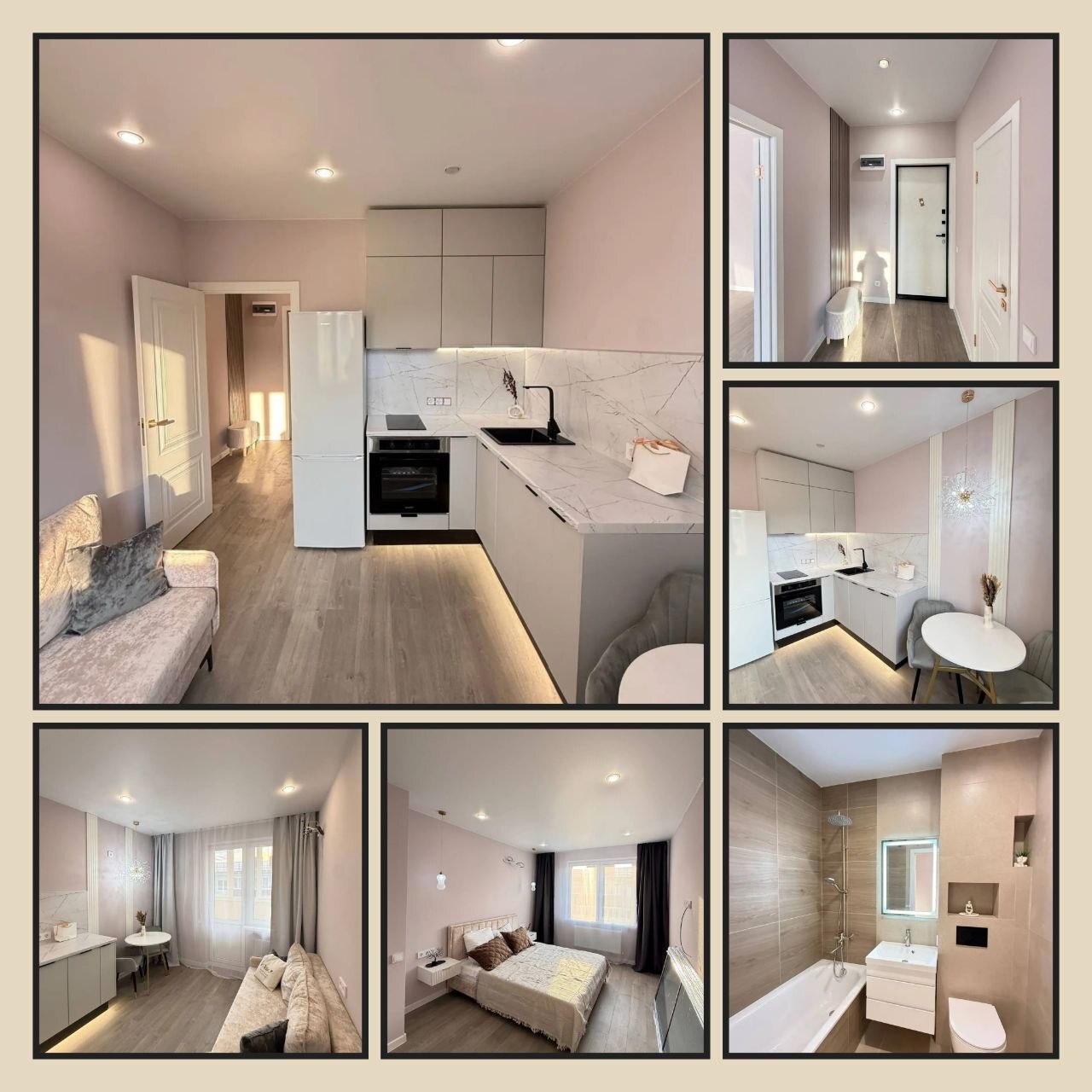 2-комнатная квартира, 37 м², ЖК Краски · П. Краснодарский