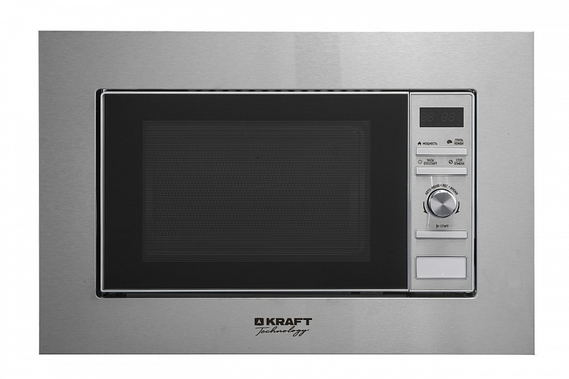 Микроволновая печь встраиваемая Kraft TCH-BI20A7400DI серебристый - Kraft