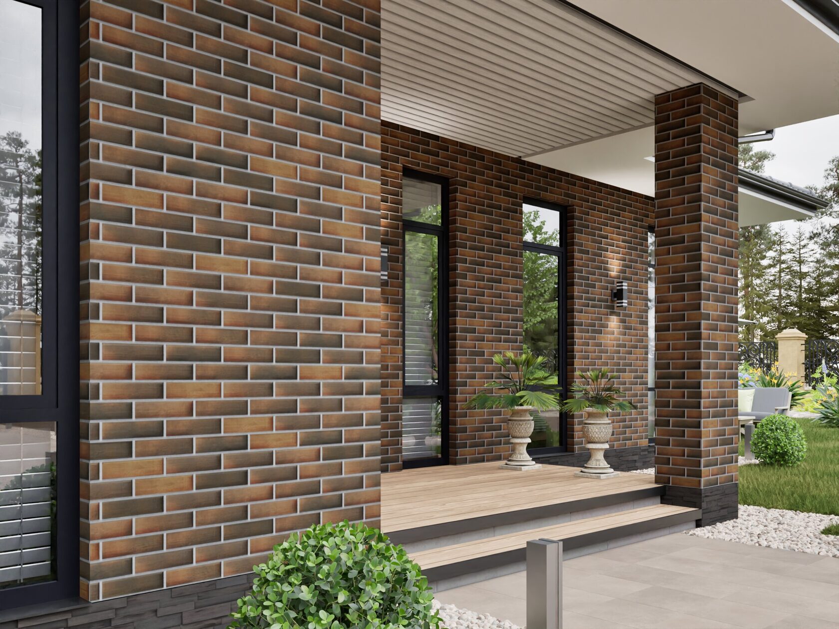 Термопанель BestPoint Ceramics RetroBrick Curry — фото 8