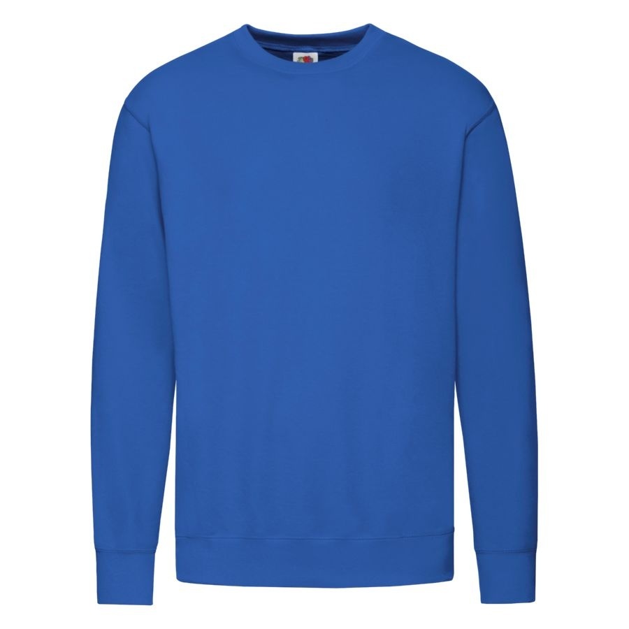 Толстовка мужская без начеса "Lightweight Set-in Sweat", ярко-синий — фото 1