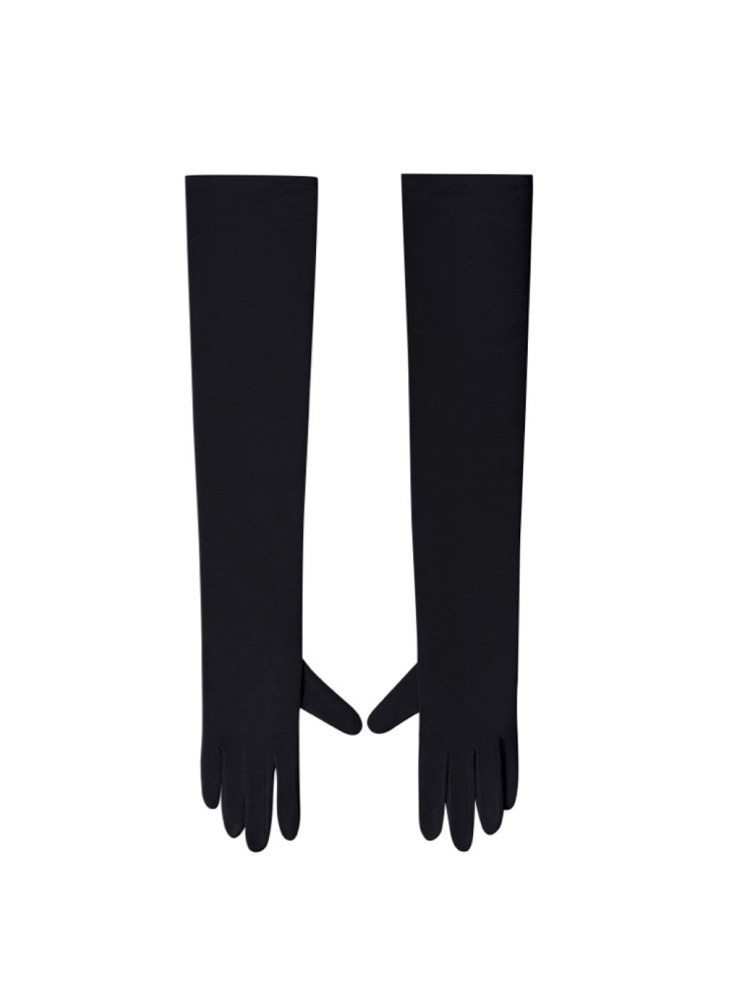 Черные длинные перчатки - купить от бренда GLOVE.ME