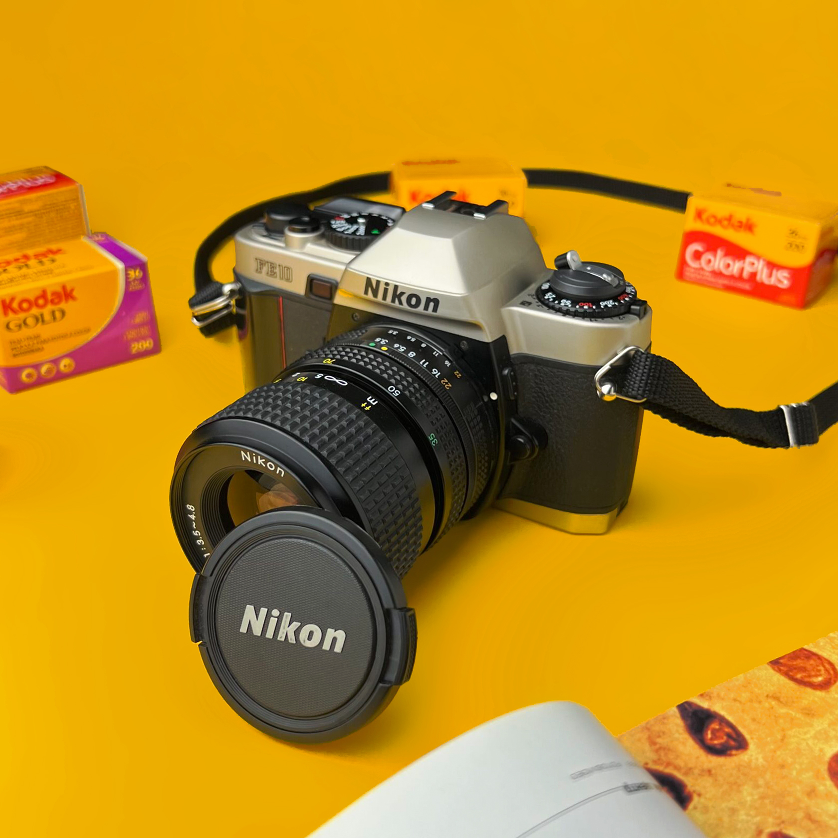 Пленочный фотоаппарат Nikon FE10 + Nikkor 35-70mm f/3.5-4.8 Купить ...