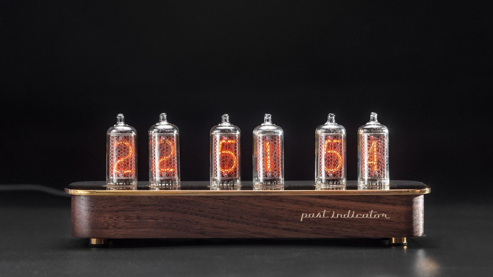 Vostok-1: Brass nixie clock