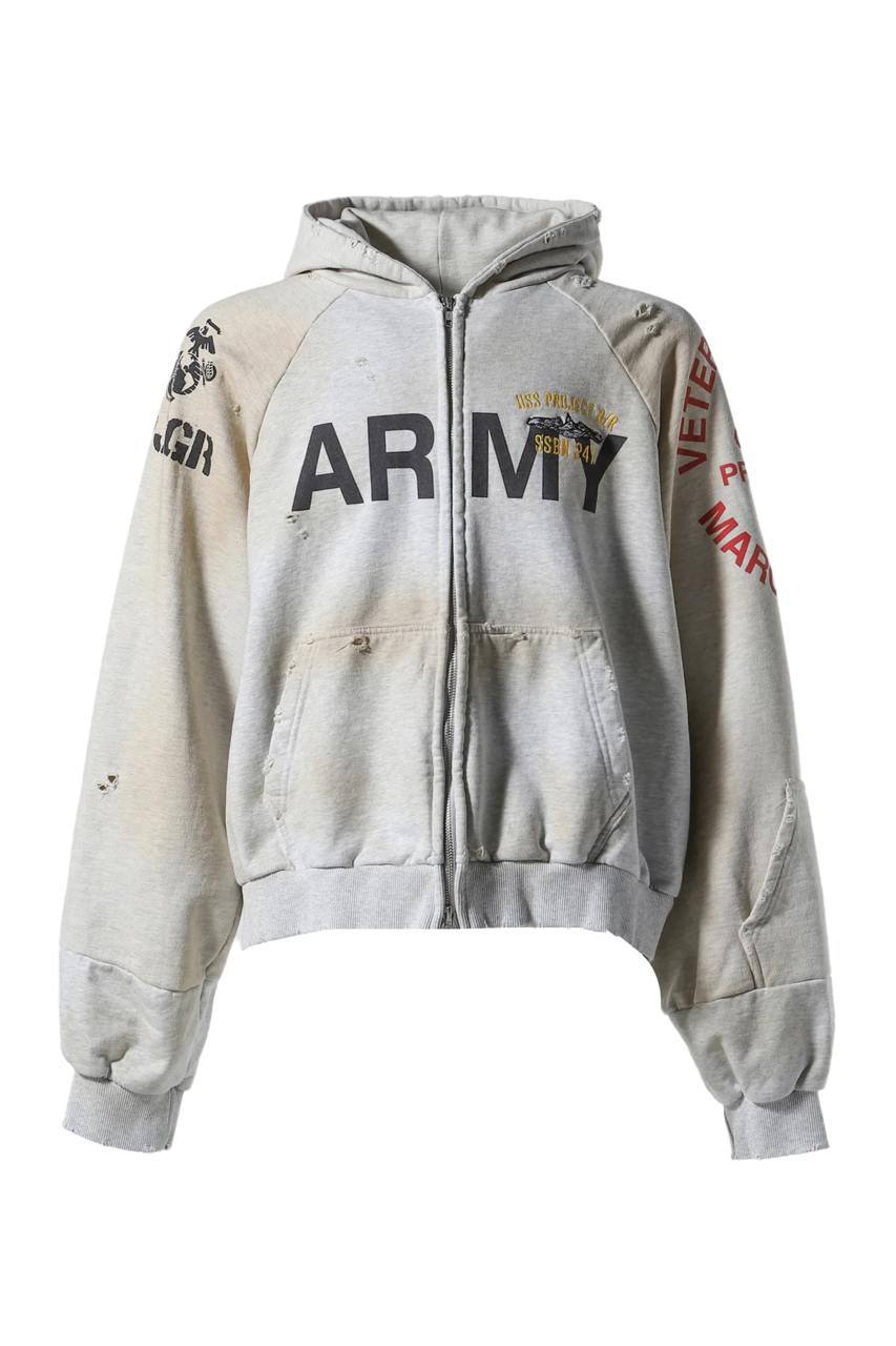 ［希少］PROJECT G/R ARMY ZIP HOODIE SIZE 1 Project GR Army Zip