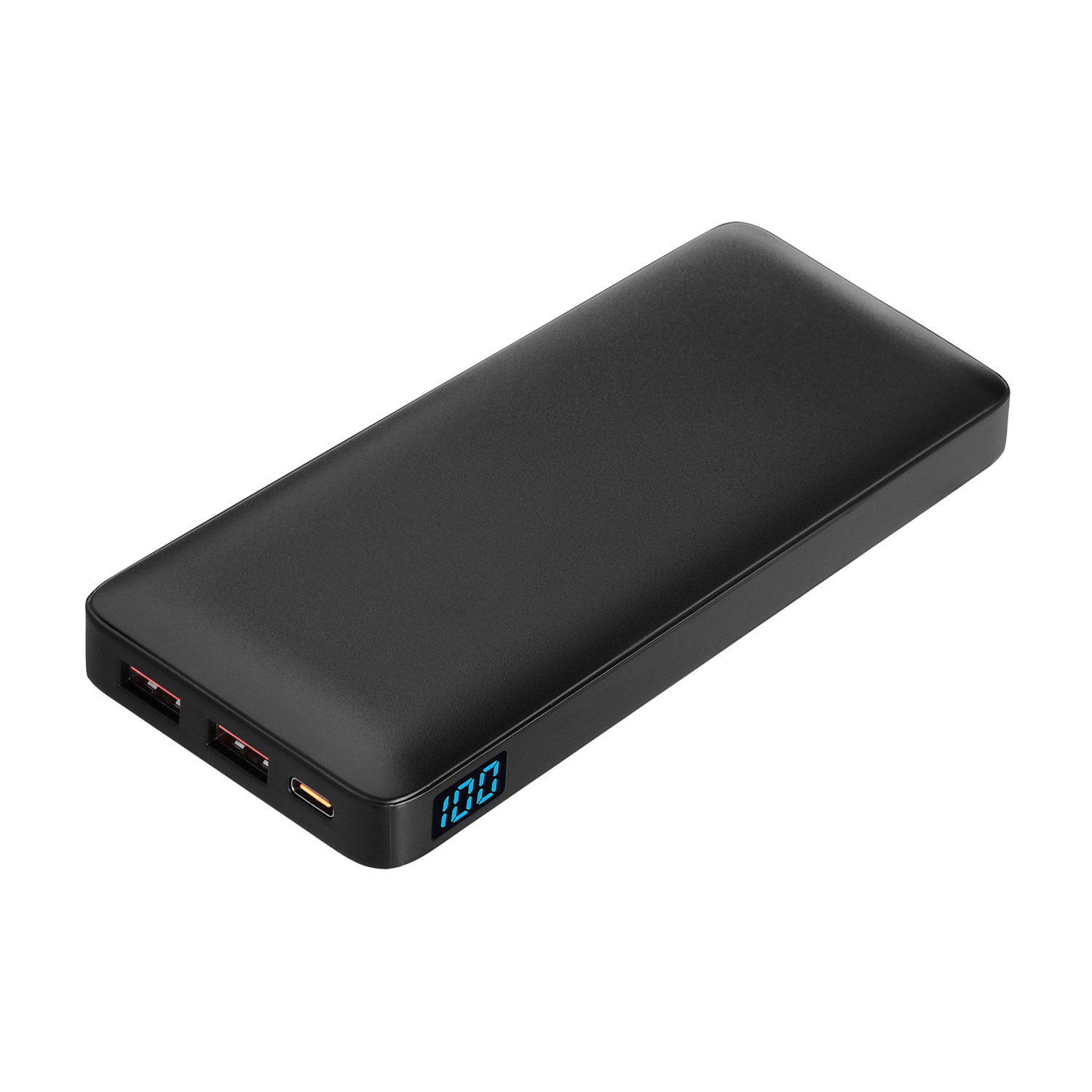 Внешний аккумулятор с цветной подсветкой Ancor PD Max Plus 10000 mAh, черный — фото 1