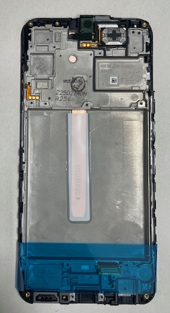 Дисплей с тачскрином Samsung (Самсунг) A25 / A256 / A255 (сервисный 100% оригинал) (черный) с рамкой