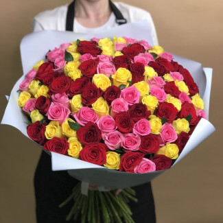 Roses 101 pcs MIX3