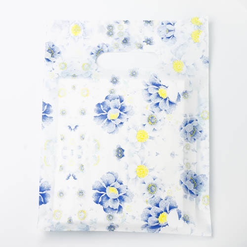 Пакет "Синие цветы" 15х20 (кратно 100) Купить по оптовой цене в Москве