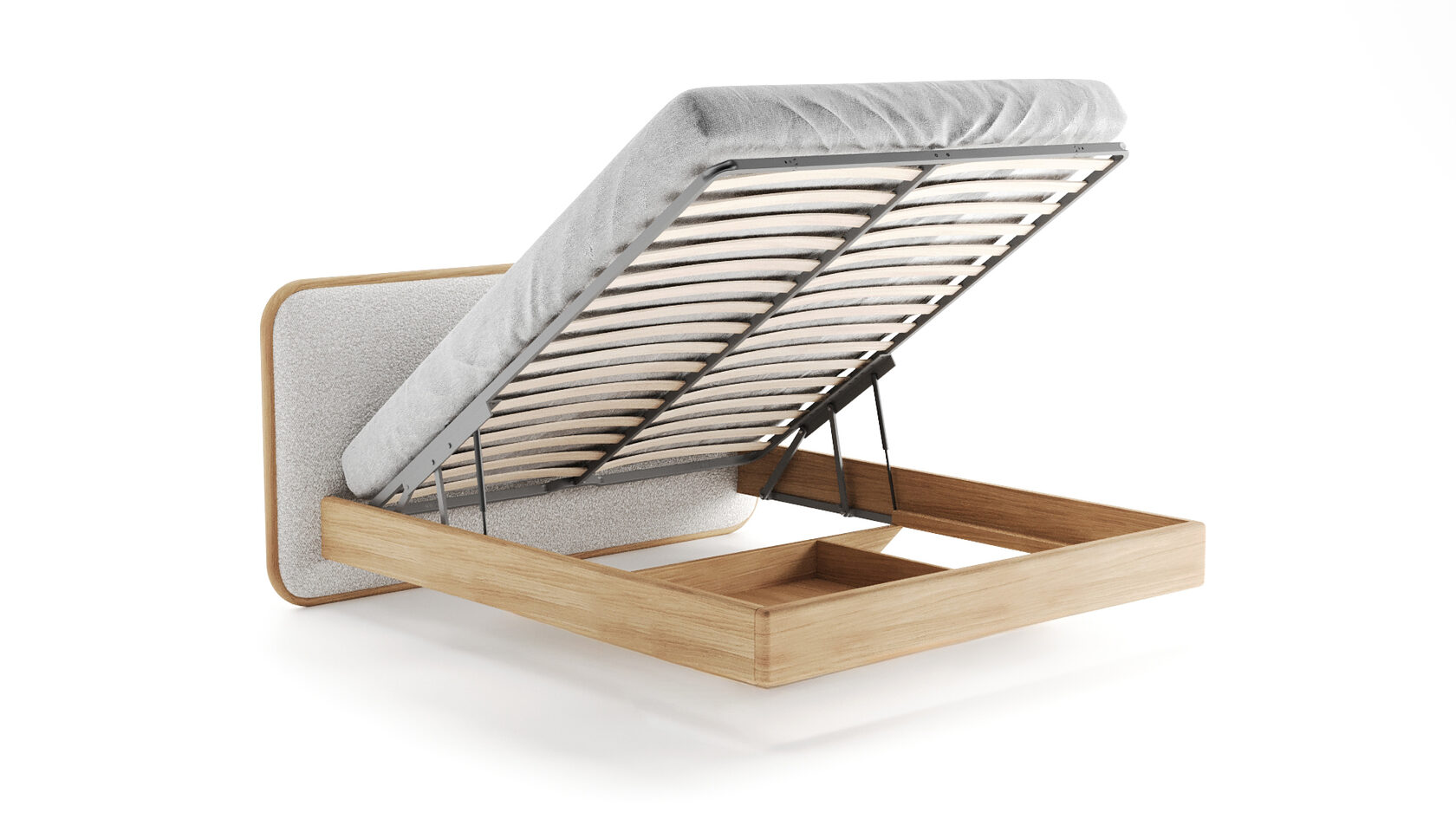 Как выбрать двуспальную кровать: размеры, конструкция и 8 главных критериев 2 двуспальная кровать с подъемным механизмом бренда lapina.family