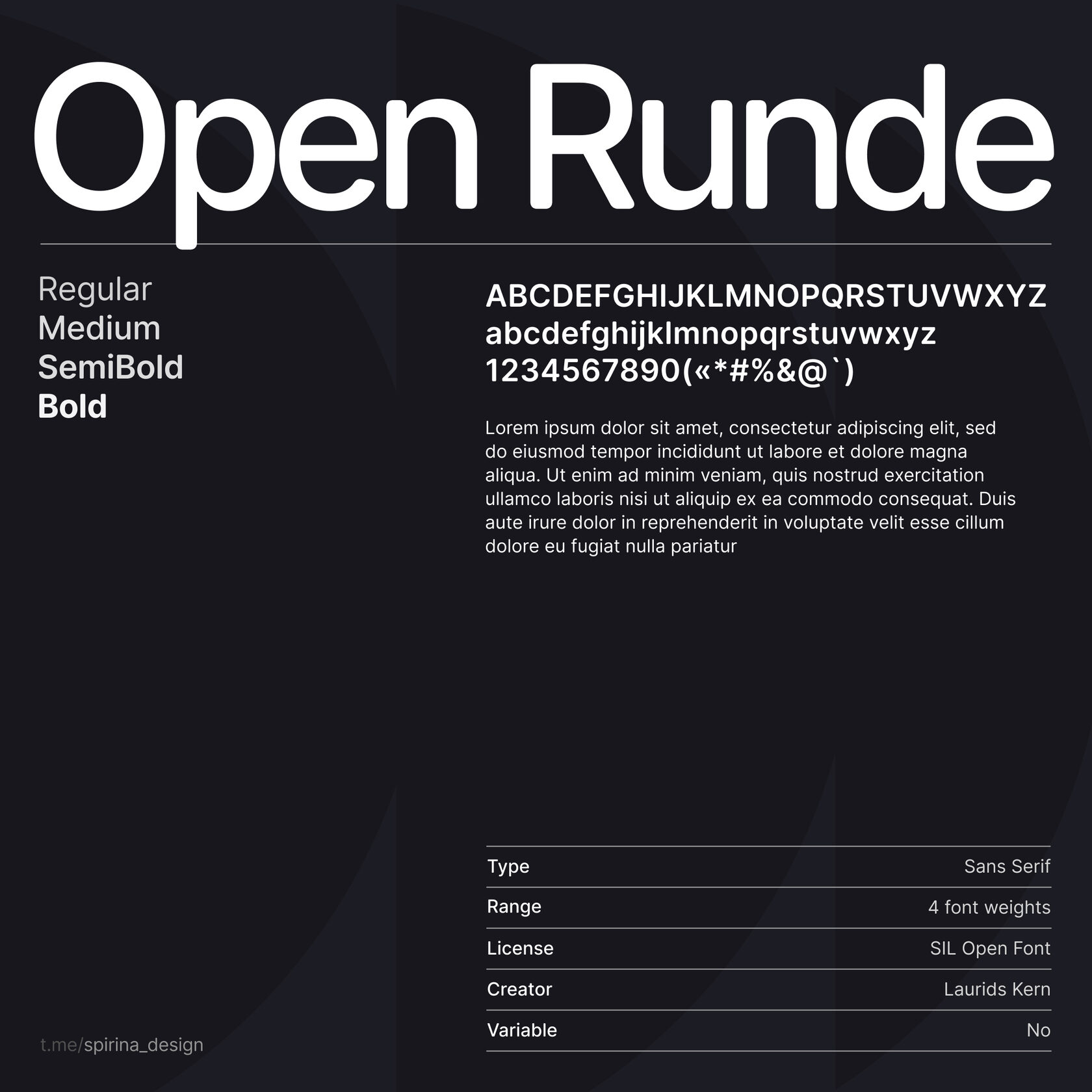 Open Runde
