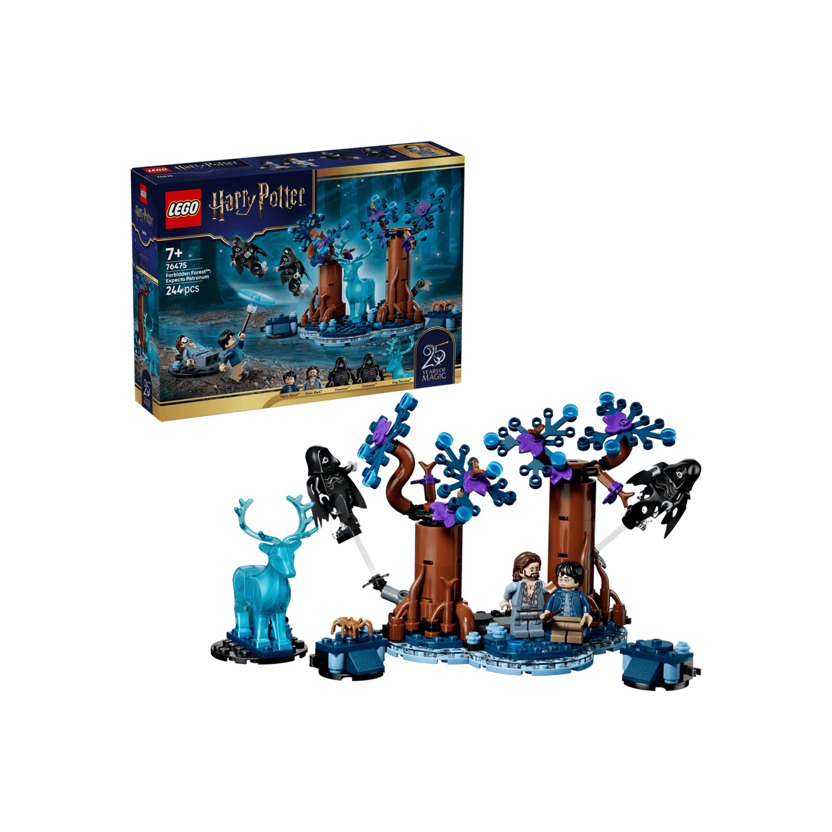 LEGO Harry Potter 76475 Запретный лес с Оленем-Патронусом и дементорами