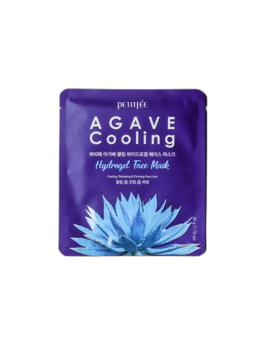 Petitfee agave cooling mask. Гидрогелевая маска для лица Petitfee Agave Cooling Hydrogel face Mask. Petitfee Agave Cooling Hydrogel face Mask (32g) гидрогелевая охлаждающая маска с агавой. Petitfee охлаждающая гидрогелевая маска для лица с экстрактом Агавы Agave Cooling Hydrogel face Mask.