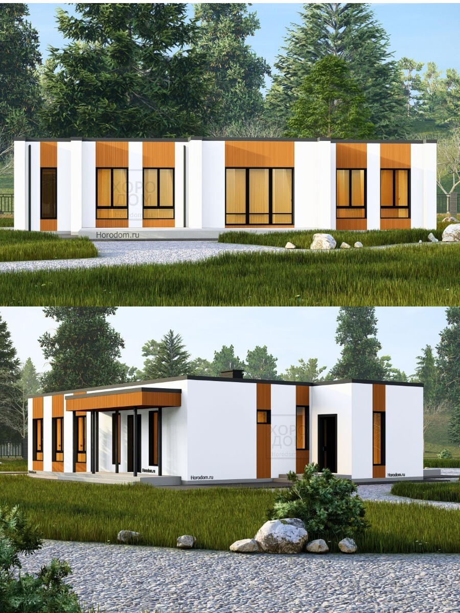 Проект дома 140 м2 / Газобетон / 1 этаж  — фото 8