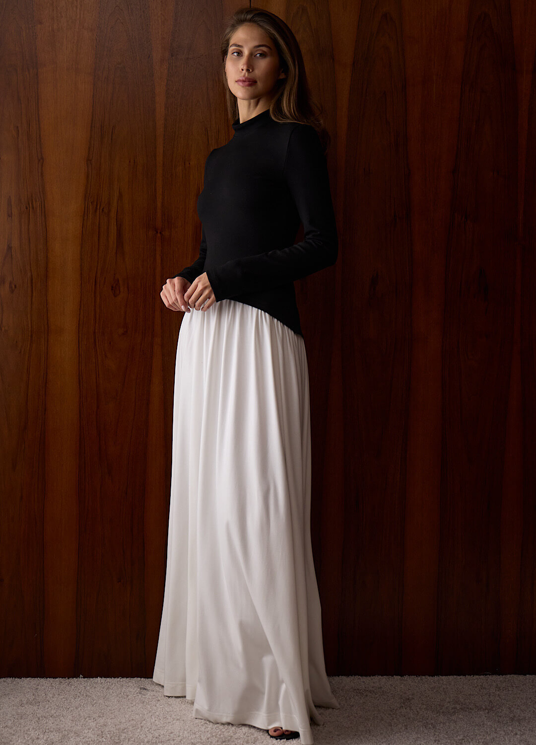 

Платье Rebecca - Чёрное, Black and white;чёрный