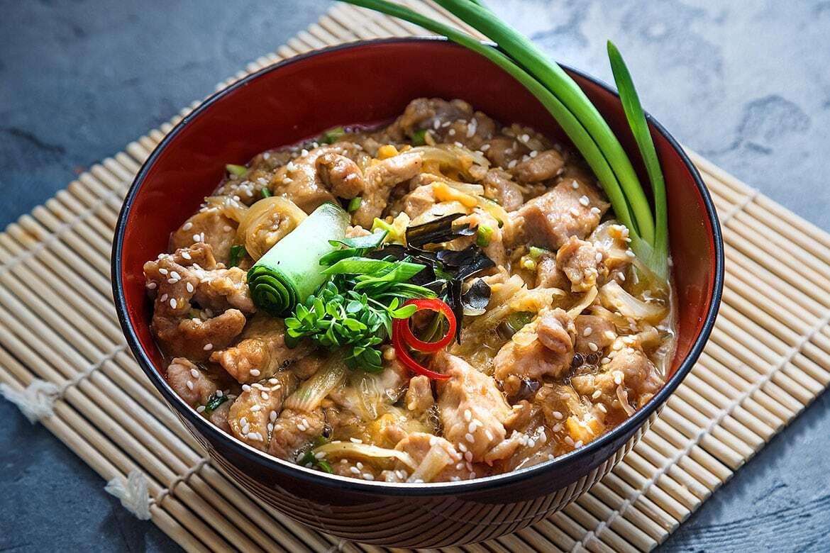 Оякодон с курицей