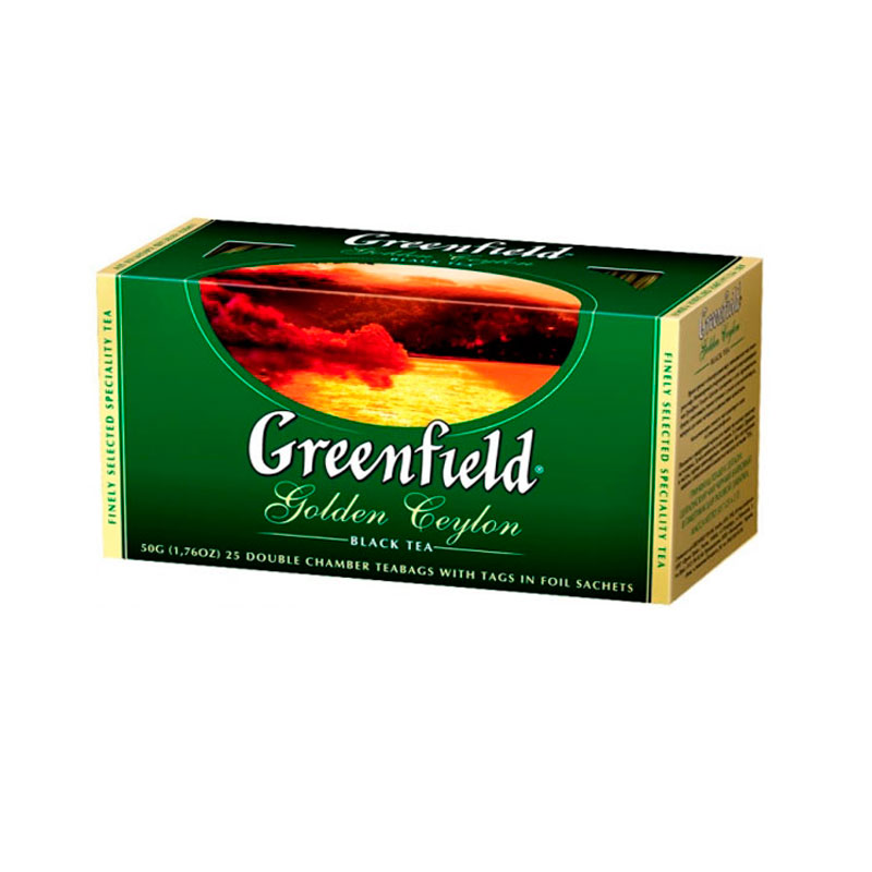 Чай гринфилд в пакетах