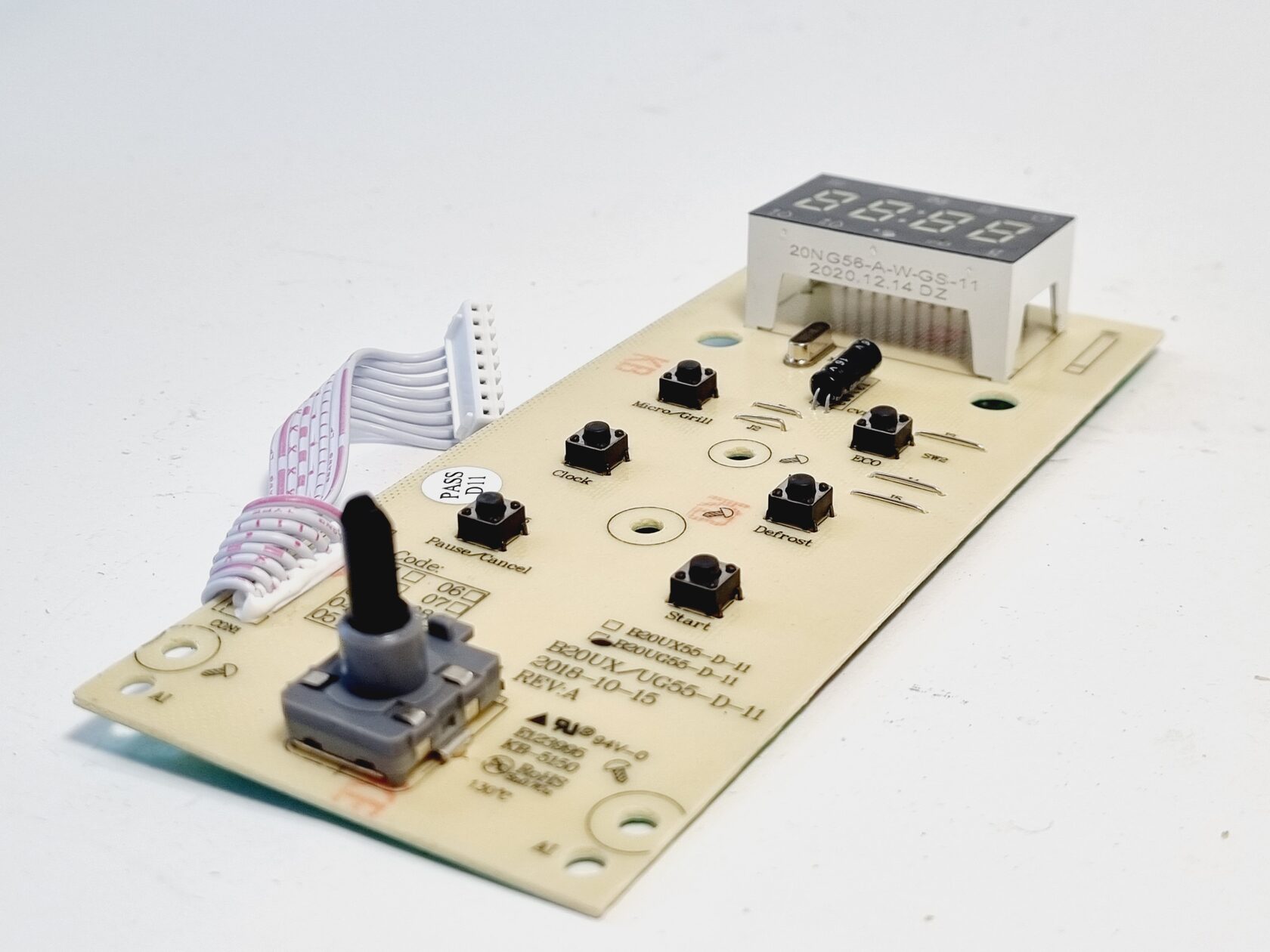 Дисплейная плата управления B20UG55-D-11 для микроволновой печи.