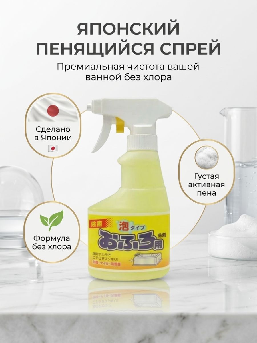 Чистящая пена для ванной комнаты Rocket Soap, 300мл