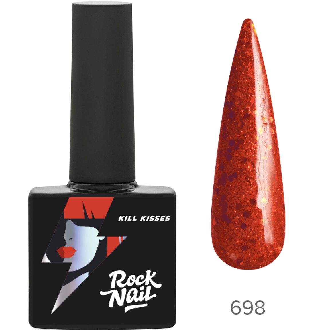 Гель лак рок нейл 710. Rock nail гель лак. Rocknail trends. Рок наил гель лаки. Rocknail scream queen 827 lipstick attack - гель-лак для ногтей, для маникюра (10 мл.