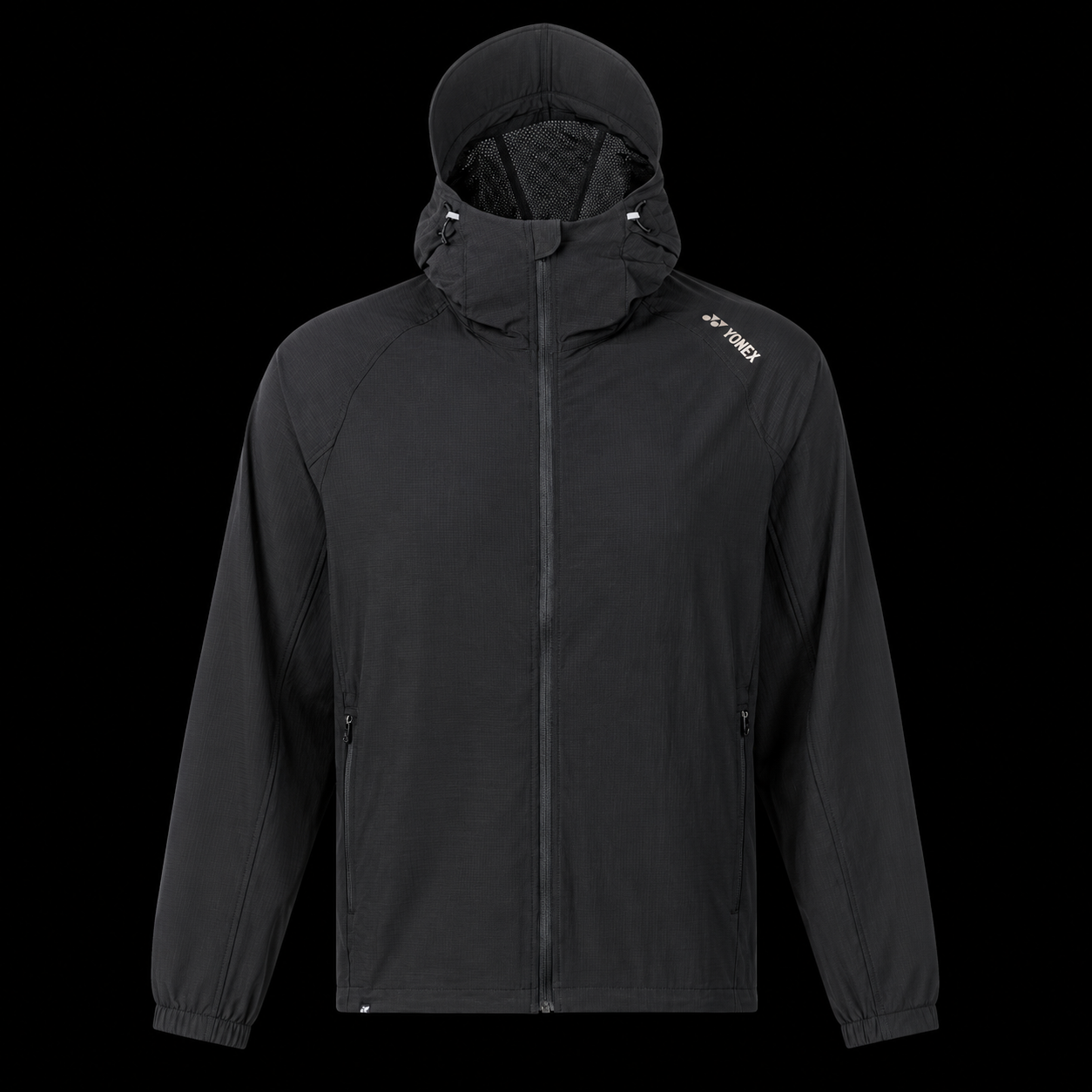 Лёгкая куртка с капюшоном YONEX YOBC4159CR — Black — чёрный (007)