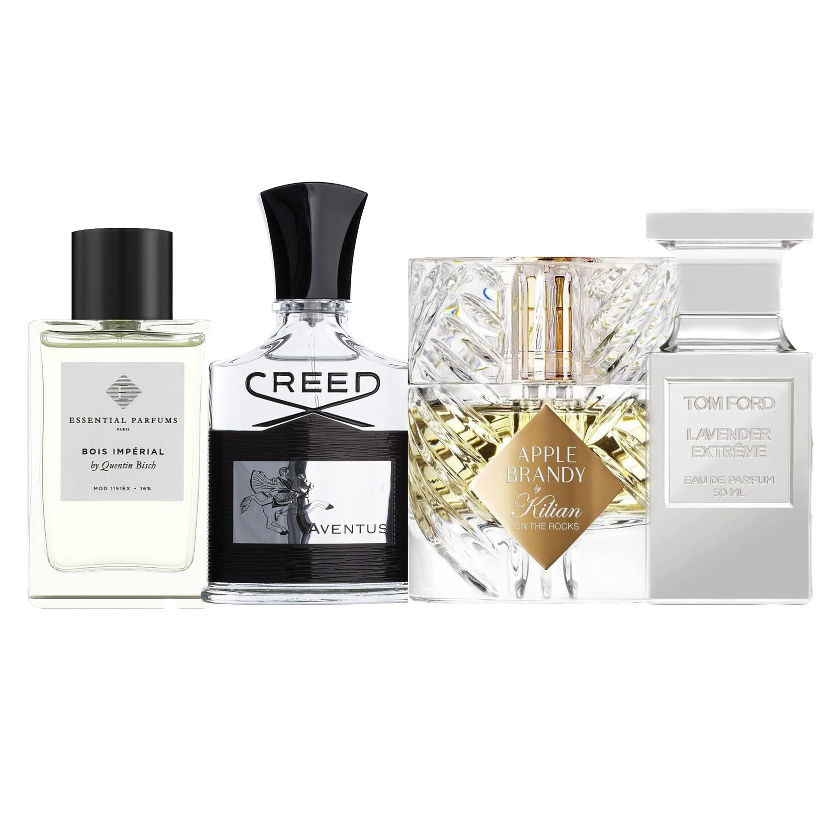 Эсеншел парфюм. Creed Aventus 30ml. Essential Parfums bois Imperial. Kilian Apple Brandy. Набор отливантов.