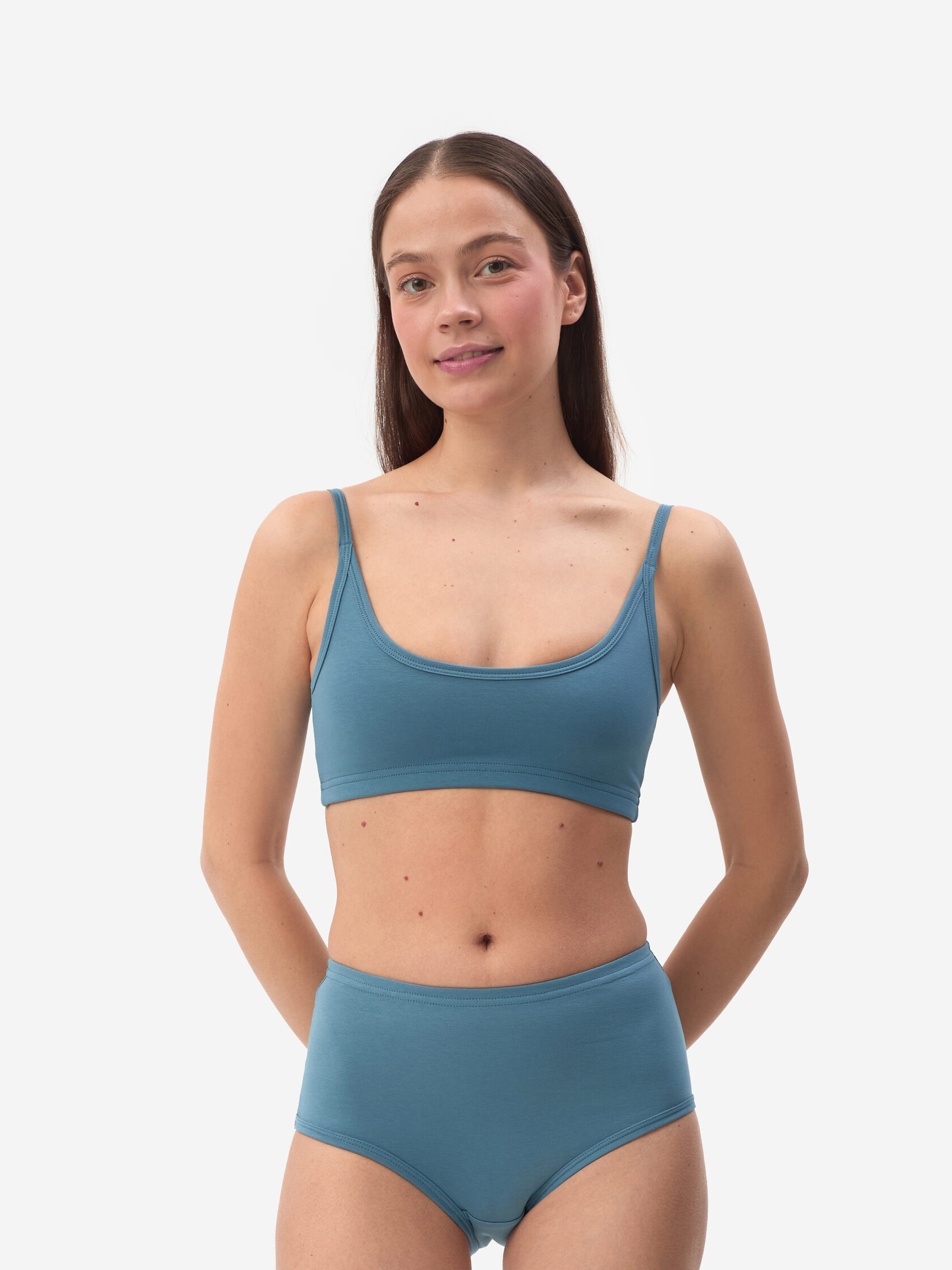 BILINGUA LADIES: Лиф на тонких бретелях #4 Sailor Blue