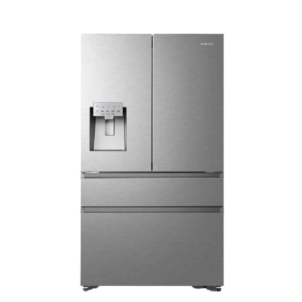 Холодильник трёхкамерный с ледогенератором GDM-728WH GENCOOL