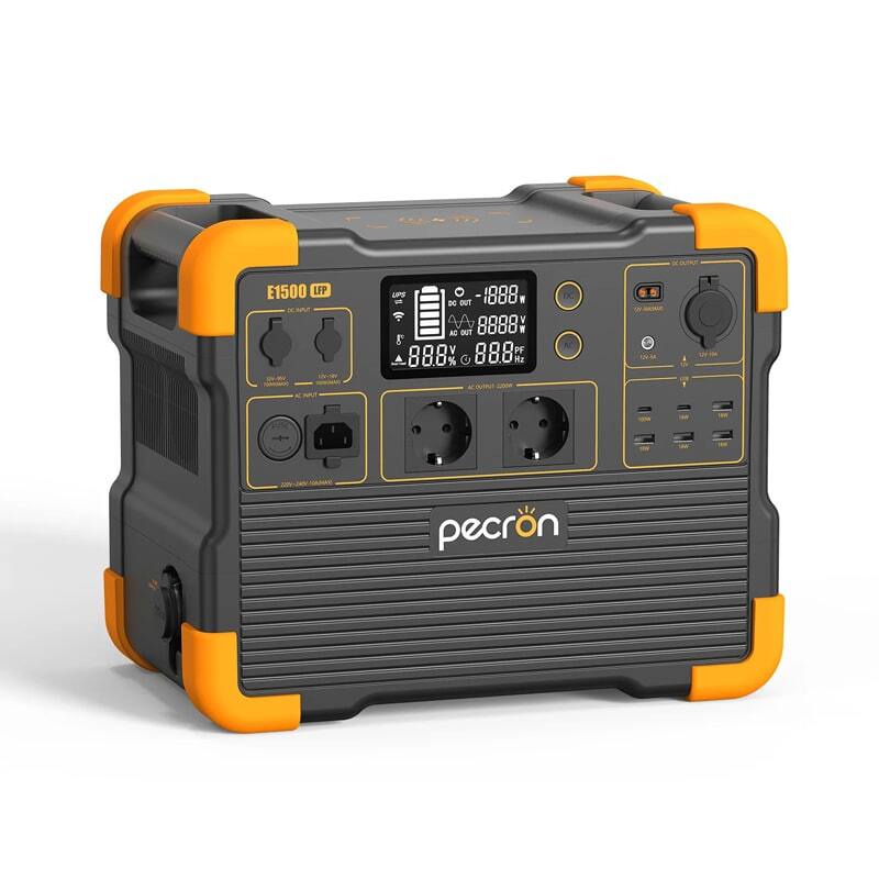 Портативная электростанция Pecron E1500LFP 1536 Вт·ч 2200 Вт LiFePO4 с ИБП