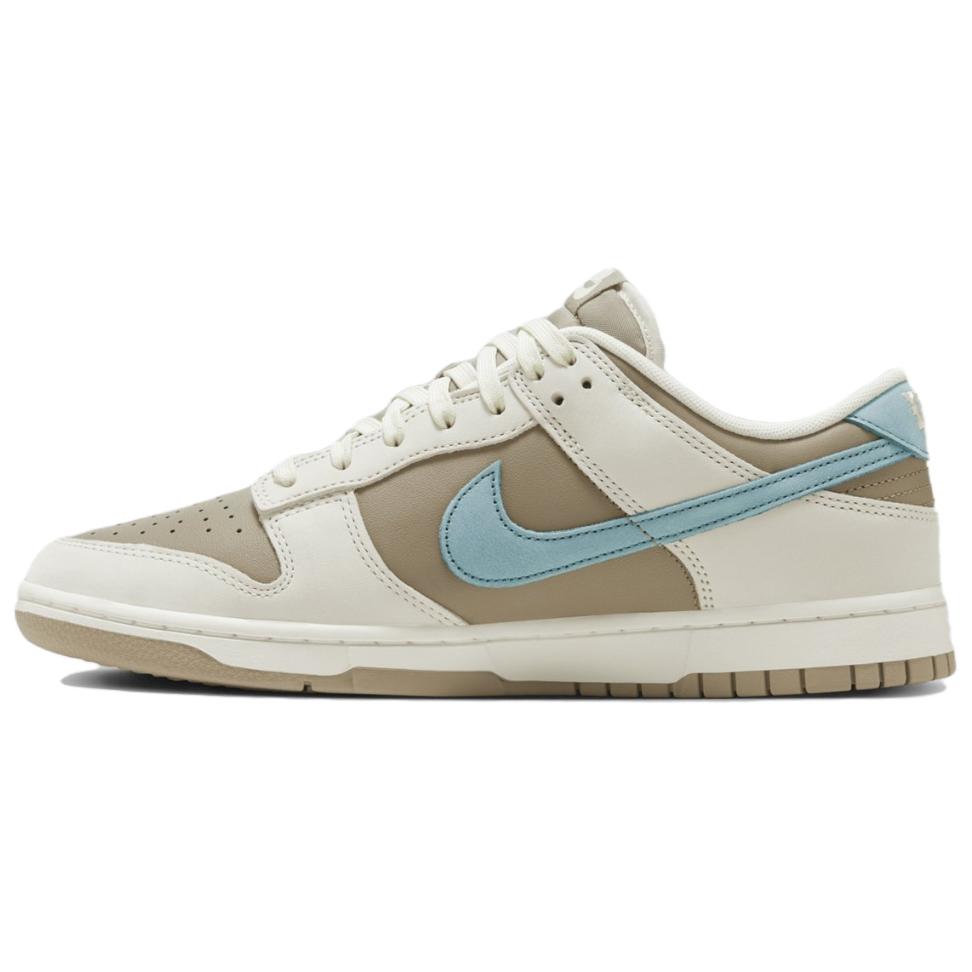 Nike Dunk Skateboard Shoes Unisex Low-Top Rice/brown/blue