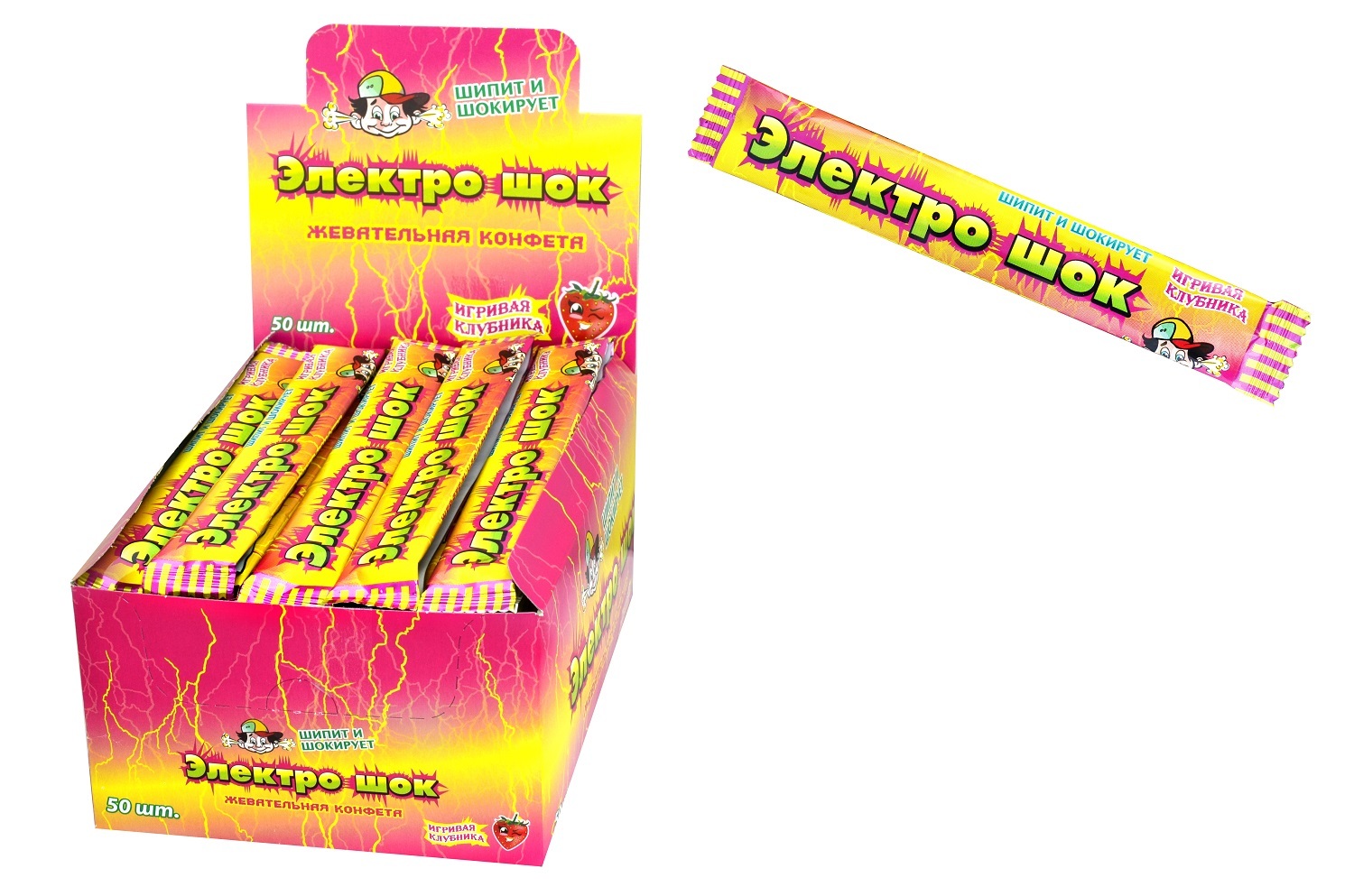 жевательная конфета электрошок 20г. планета жевамба 20гр 24шт. наклейки на конфеты. карамель петушок малышок 14гр. жидкая конфета-спрей электрошок уп/24шт*22мл lc-052 гонконг (китай).