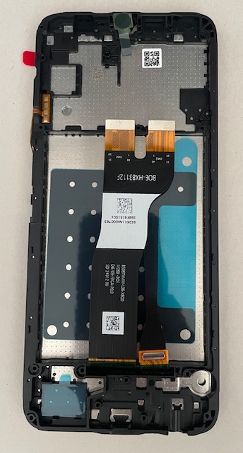 Дисплей с тачскрином Samsung (Самсунг) A057 / A05S с рамкой (сервисный 100% оригинал) (черный)