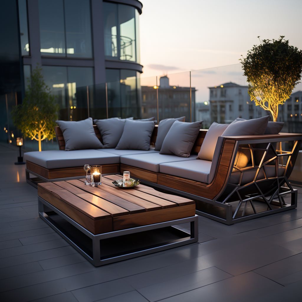 УУличная мебель из металла и нержавеющей стали