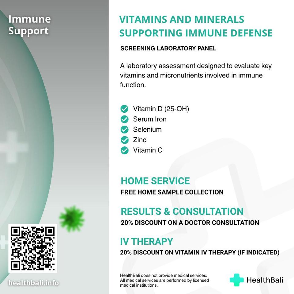 Vitamins and Minerals Supporting Immune Defense – What's included