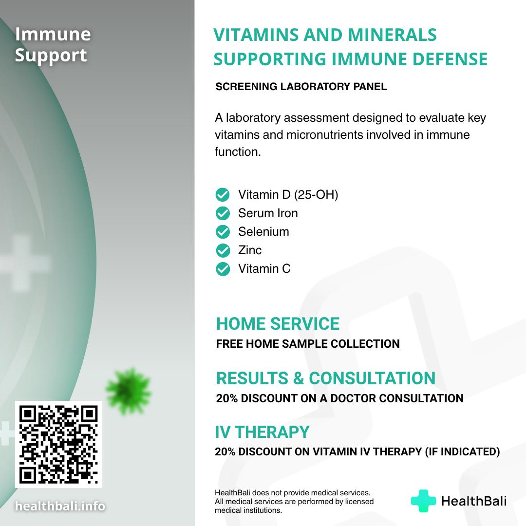 Vitamins and Minerals Supporting Immune Defense