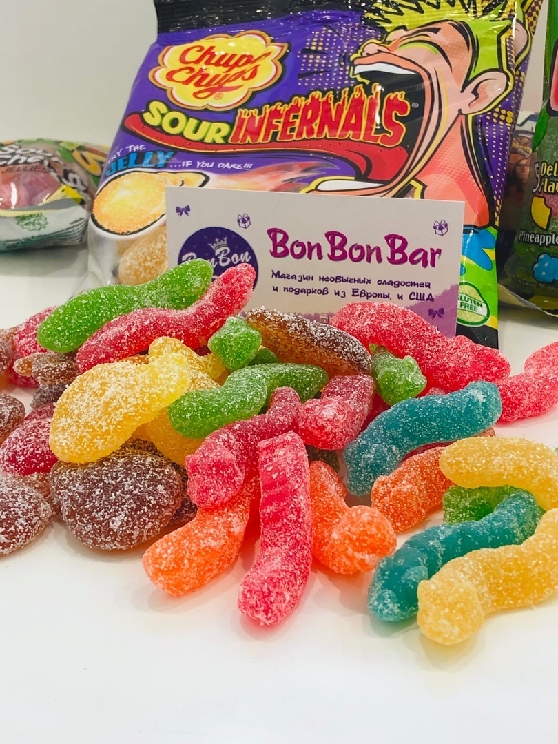 Мармелад chupa chups Sour Infernals Chews 120г