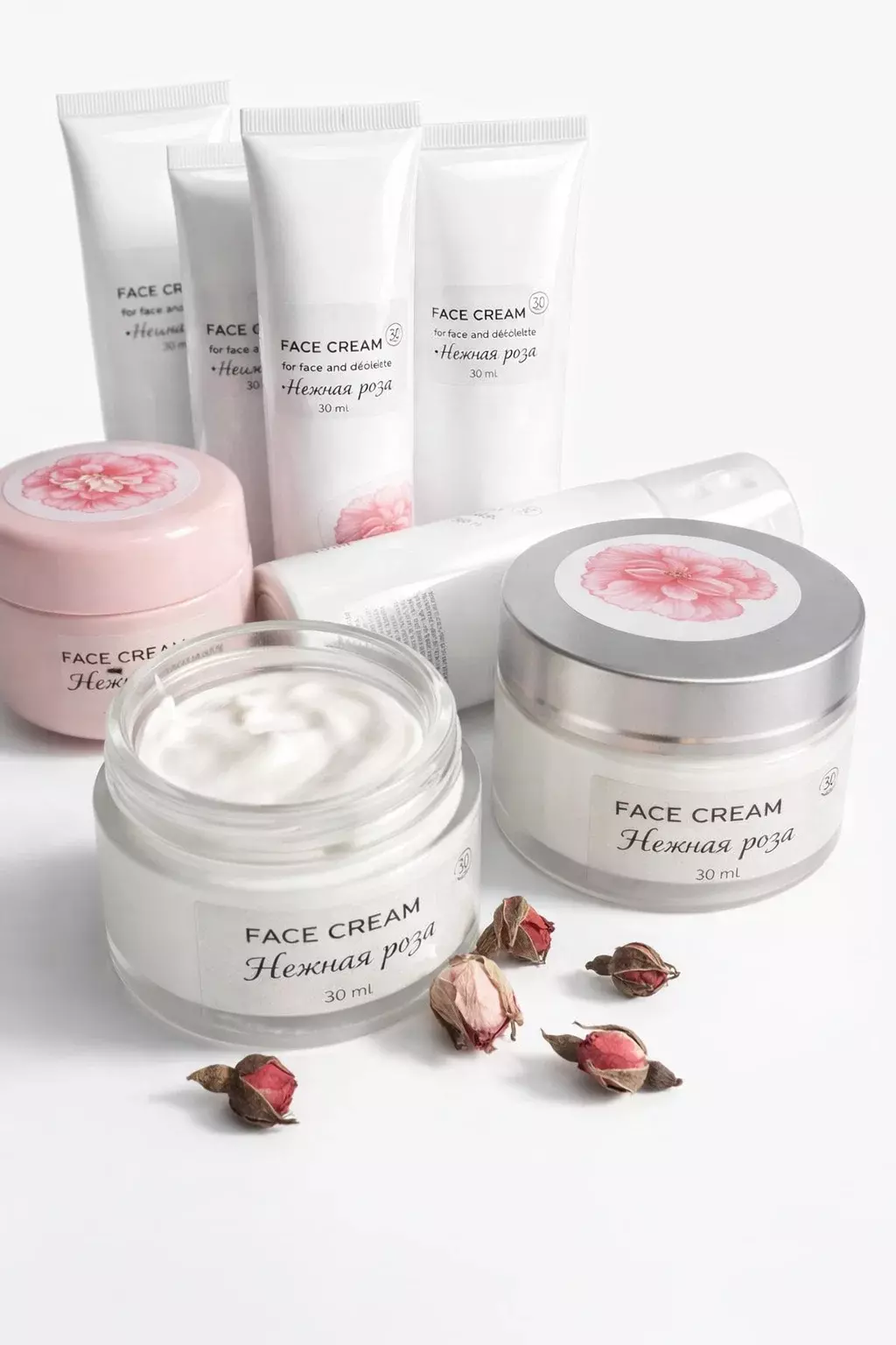 Крем для лица ЗВ Нежная роза