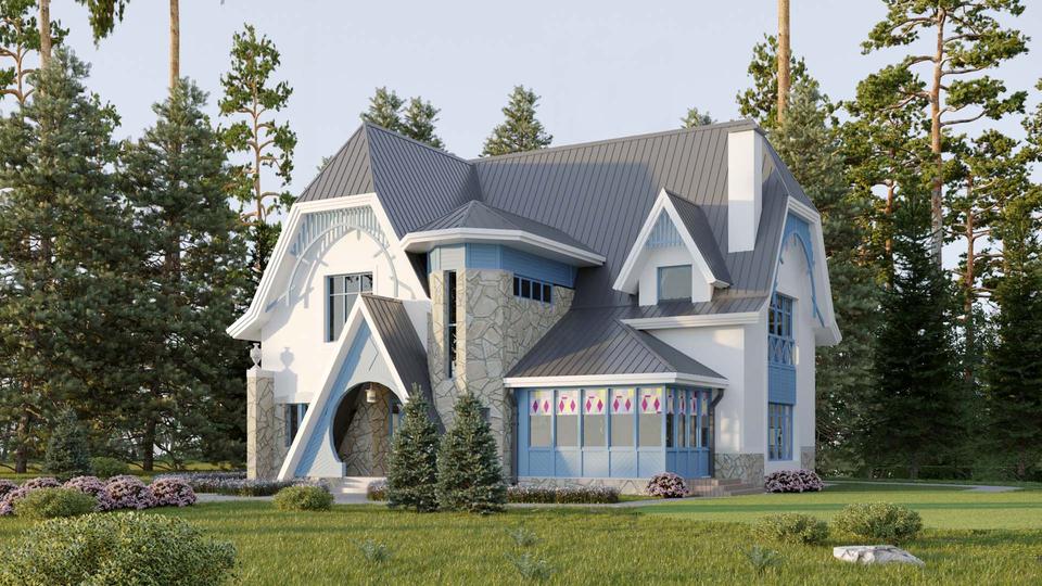 Загородный дом в стиле модерн — Премиум Хаус