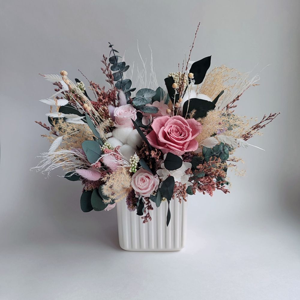 Композиция со стабилизированными цветами Вдохновляющие штрихи