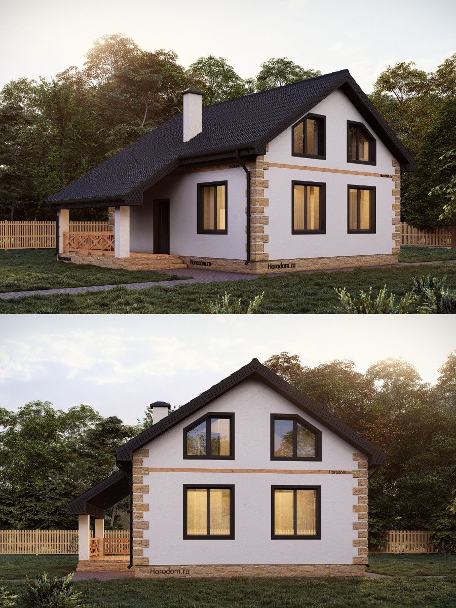 Проект дома 115 м2 / Керамзитобетон (Газ — фото 10