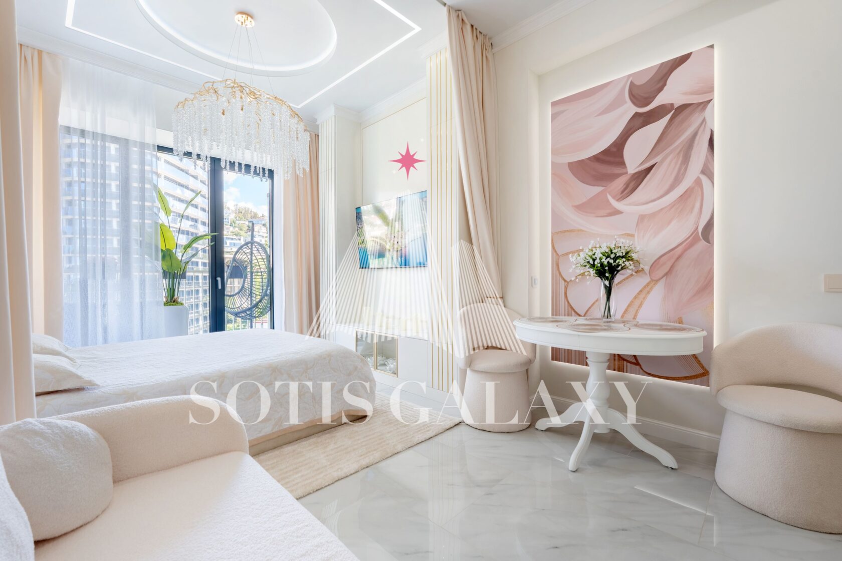 Студия 40 м² · 9 этаж Актёр Гэлакси Сочи аренда