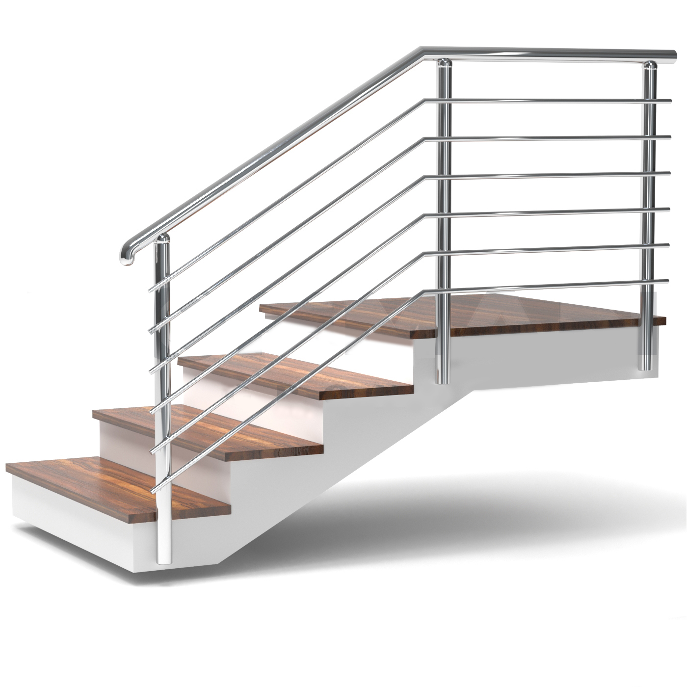 боковые перила. боковые перила. металл стойка ограждение лестницы k769. ригельное ограждение 3 ригеля. кованые балясины сбоку лестницы.