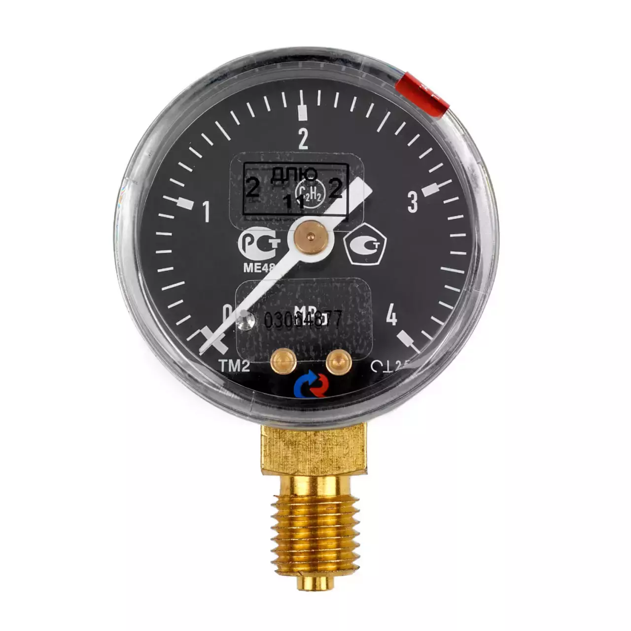 Манометр М12х1,5 0-4 MPa