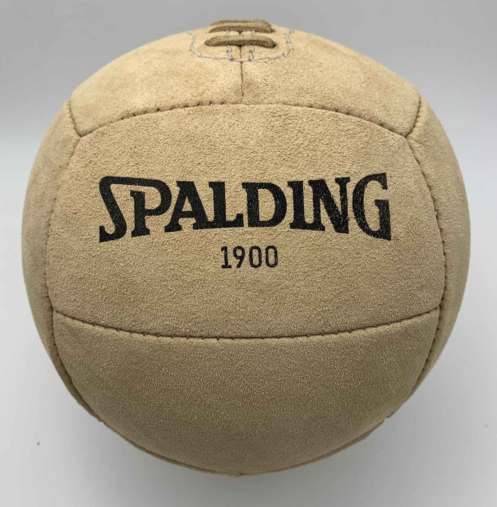 Волейбольный ретро мяч из натуральной кожи Spalding Ball -1900 г.