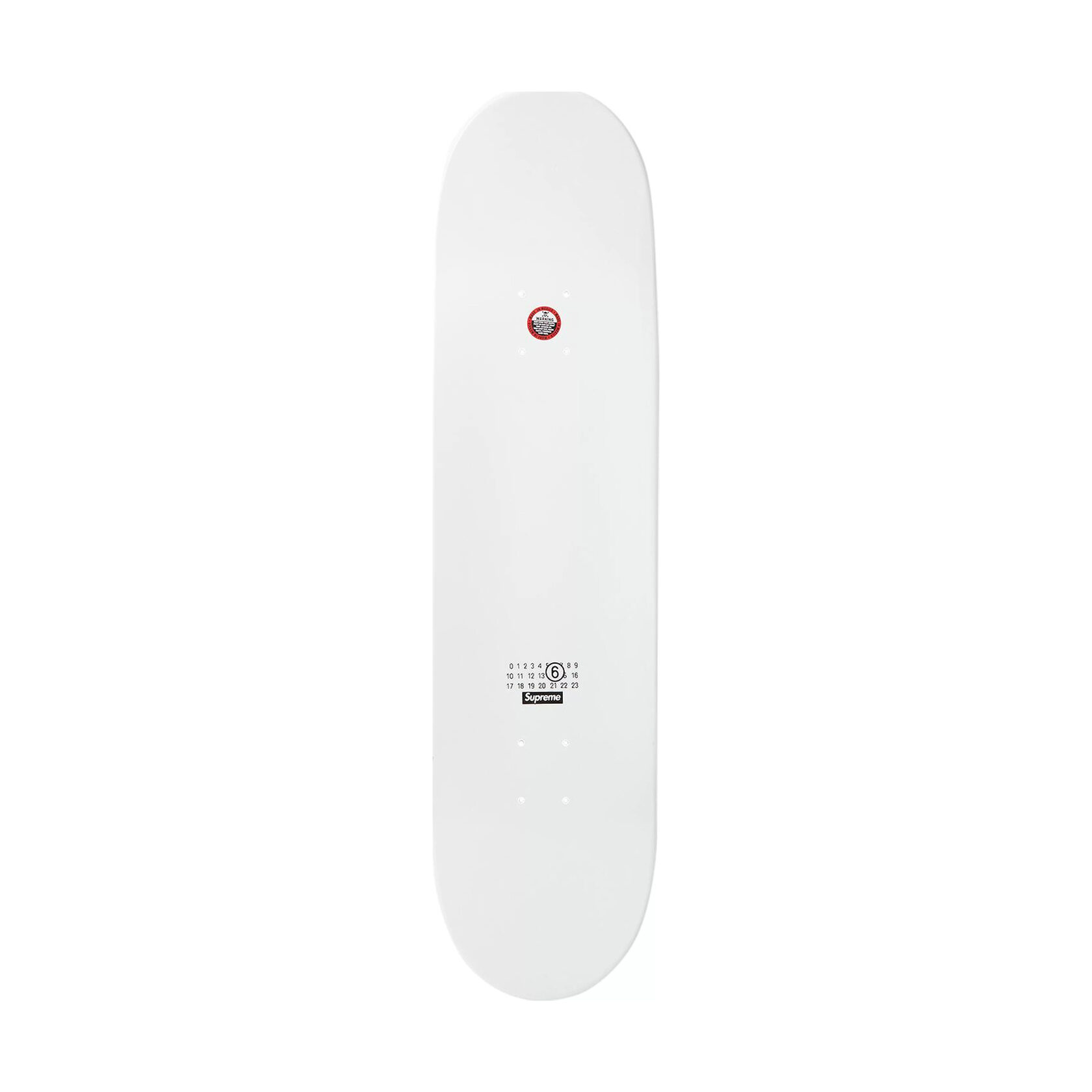 Supreme x Maison Margiela Skateboard White