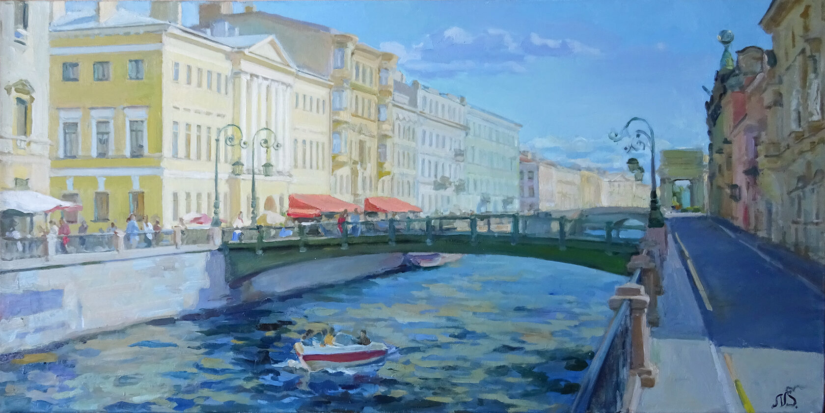 Картина «Итальянский мостик - 50х100 см» - Новосадюк Святослав