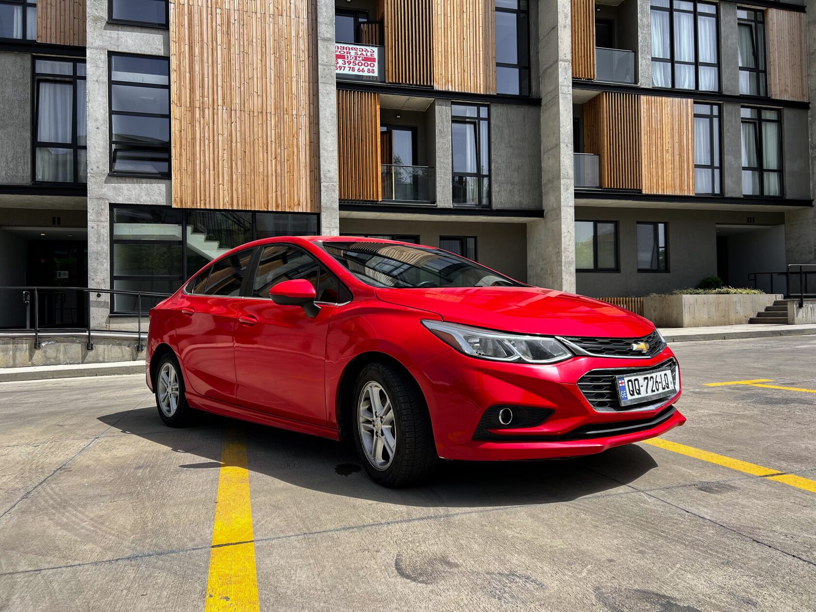 Chevrolet Cruze - аренда автомобиля в Грузии