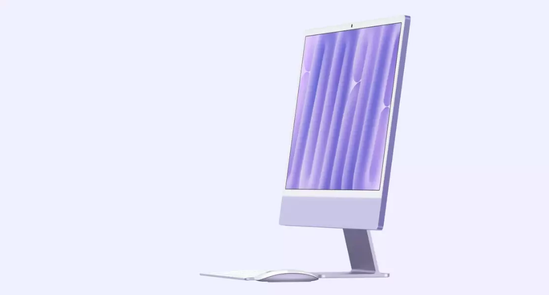 Моноблок iMac 256GB голубой